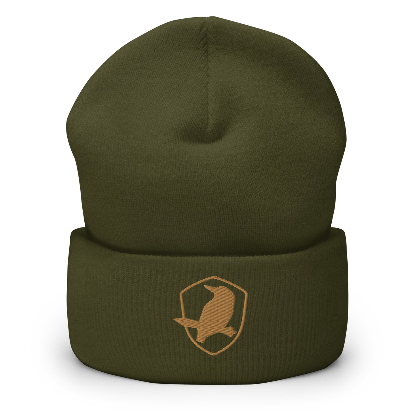 Cuffed Beanie | Signature Crest (Gold)