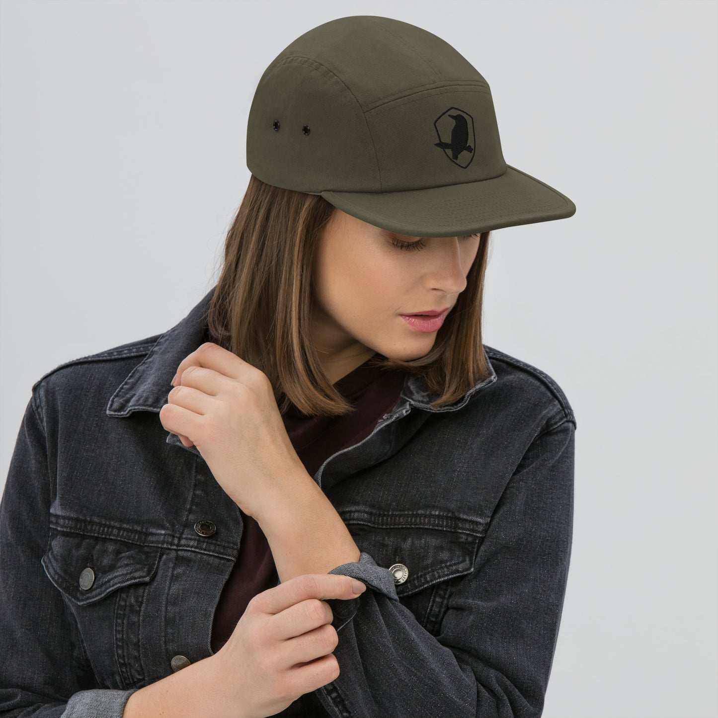 Camper Cap | Signature Crest (Black)