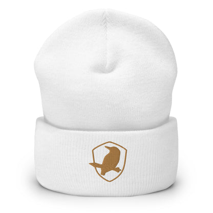 Cuffed Beanie | Signature Crest (Gold)